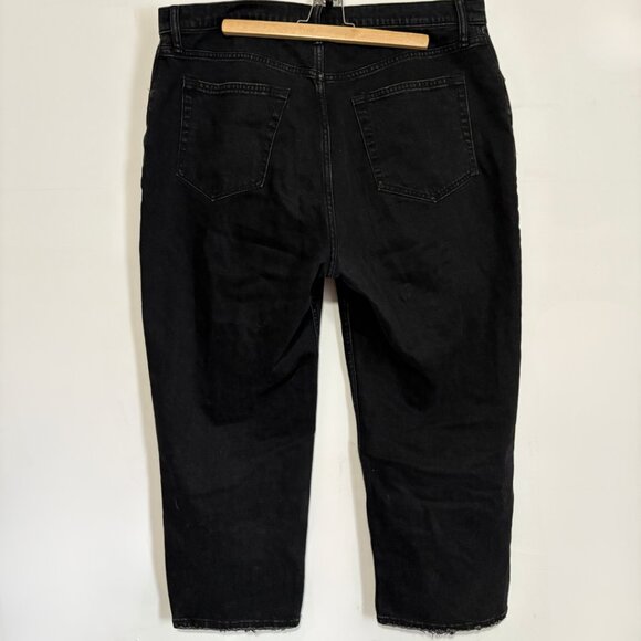 Abercrombie & Fitch Curve Love Ankle Straight High Rise Jeans - Size 16/33 Short - Picture 2 of 12